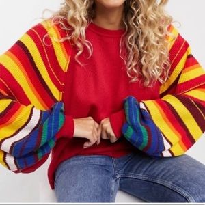 Free People | Oversized Striped Sweater